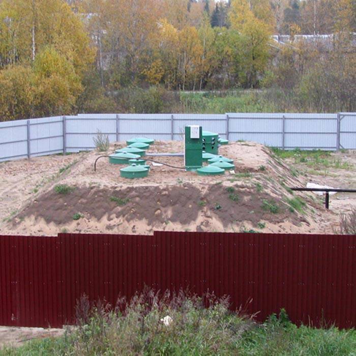 Хозяйственно-бытовой сток - 100 м3 в сутки, коттеджный поселок, Ивановская обл.