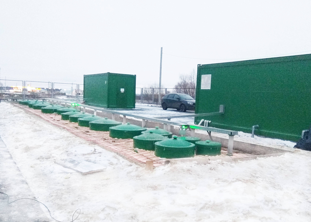 Хозяйственно-бытовой сток - 100м3 в сутки, коммунальные очистные сооружения поселка, п. Дубровичи, Рязанская обл.