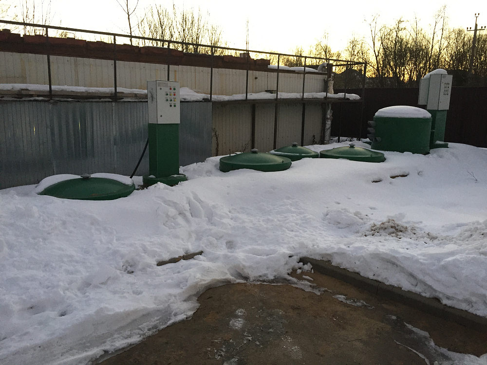 Хозяйственно-бытовой сток - 25 м3 в сутки, коттеджный поселок, г. Нижний Новгород